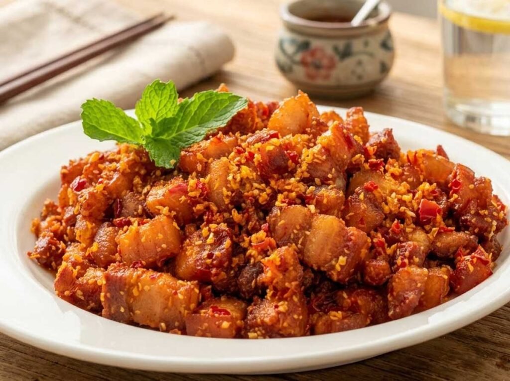 Thịt heo xào sả ớt cay mềm thơm, dễ làm