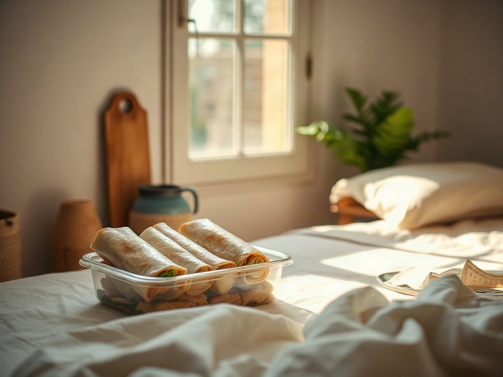 Bảo quản nem chay sau khi chế biến