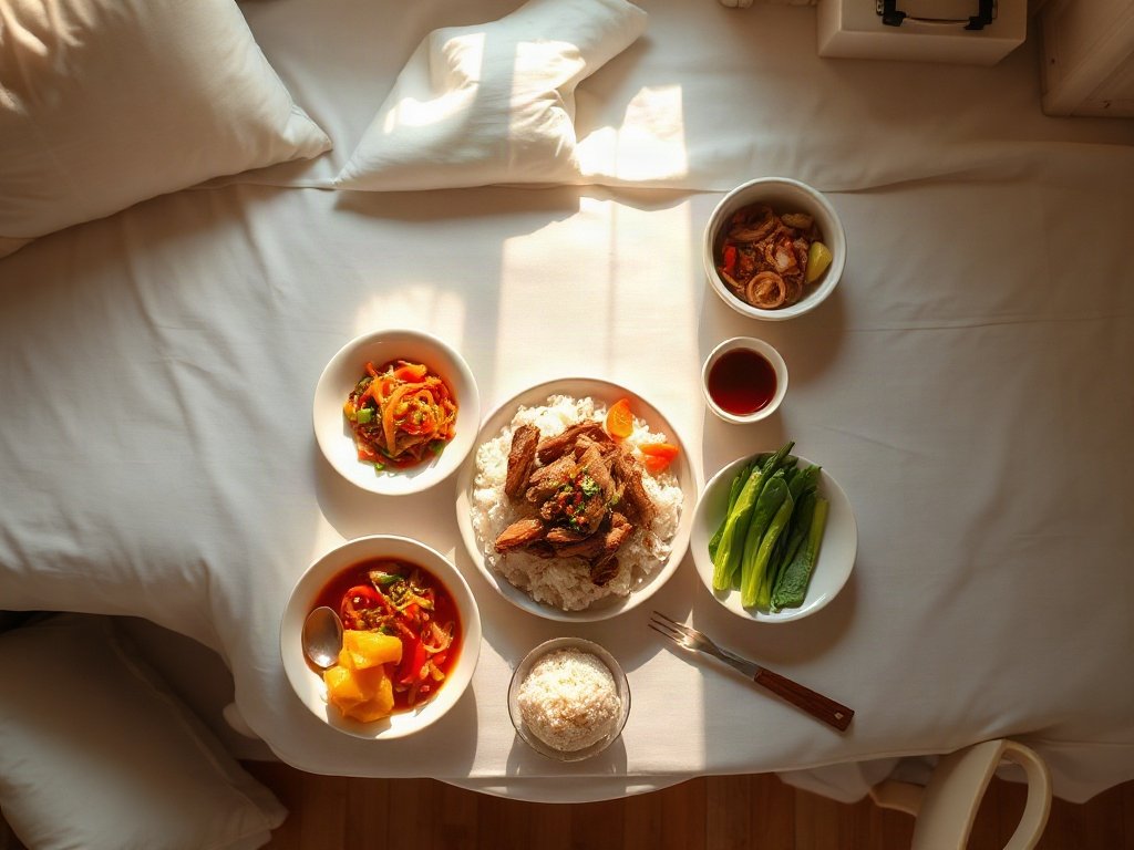 Bữa ăn kiểu Việt với thịt kho
