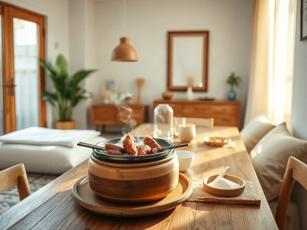 Bữa lẩu vịt ngon miệng trong không gian ấm cúng