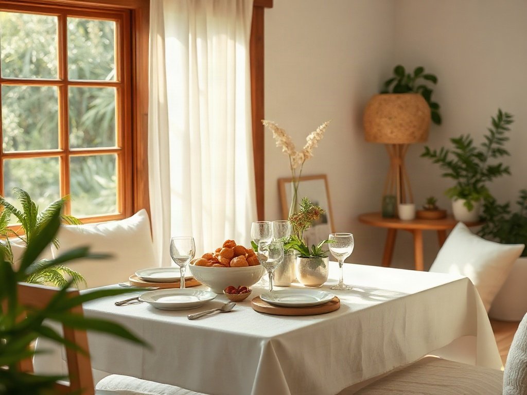 Bữa tiệc hải sản trong vườn