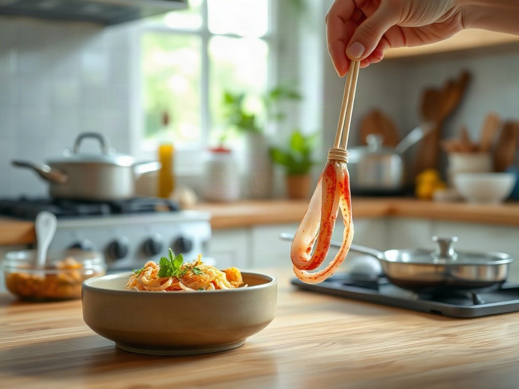 Bước 9: bổ sung gia vị hoàn thiện hương vị - bí quyết nấu mực ngon