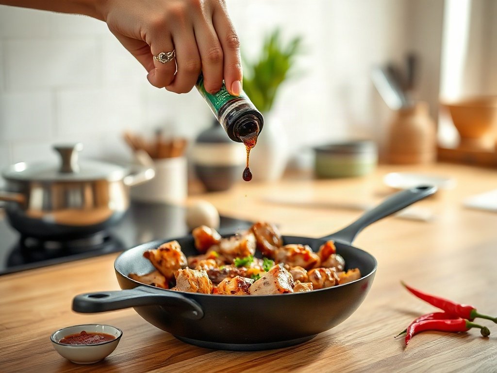 Bước 9: Điều chỉnh gia vị cho món xào hoàn thiện