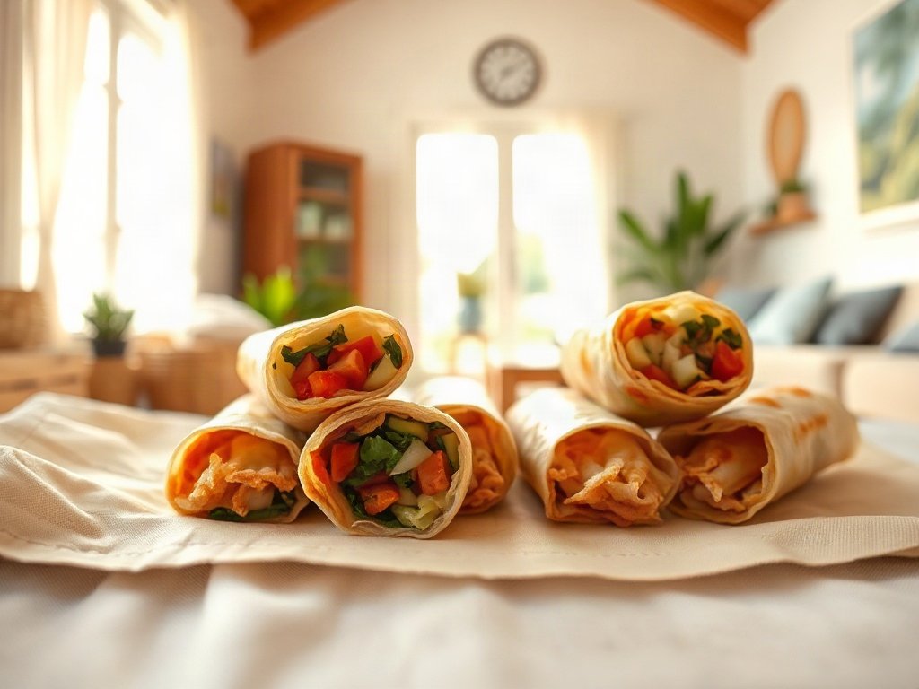 Cận cảnh nem chay giòn