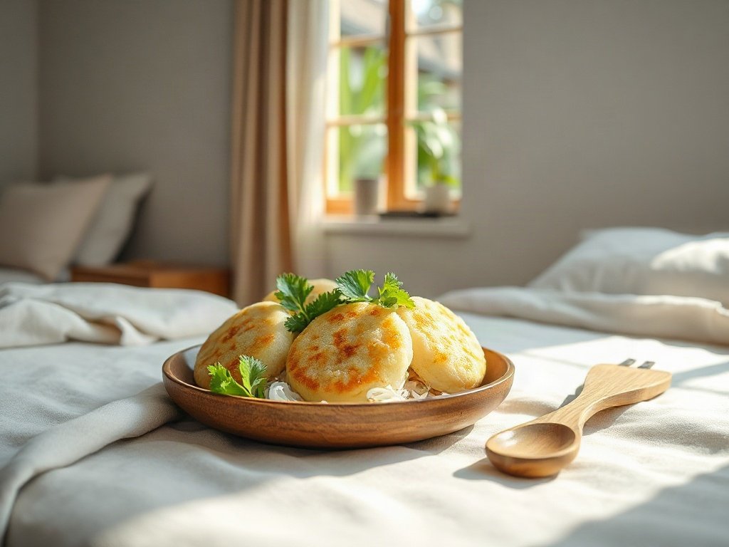 Chả cá với bún và rau thơm