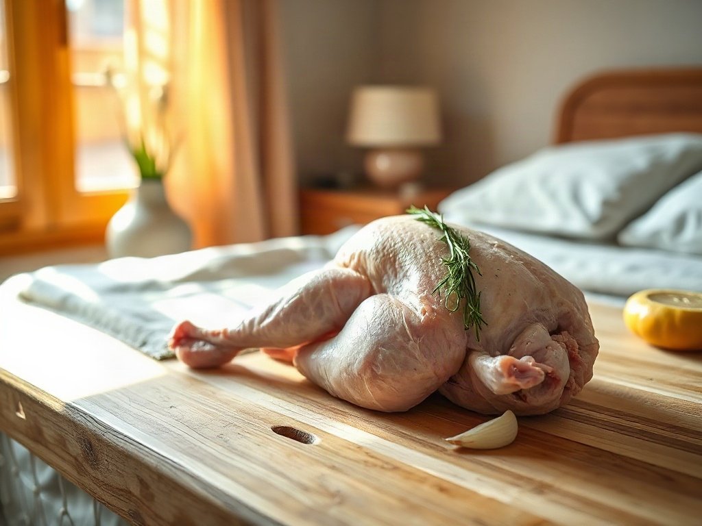 gà được ướp gia vị
