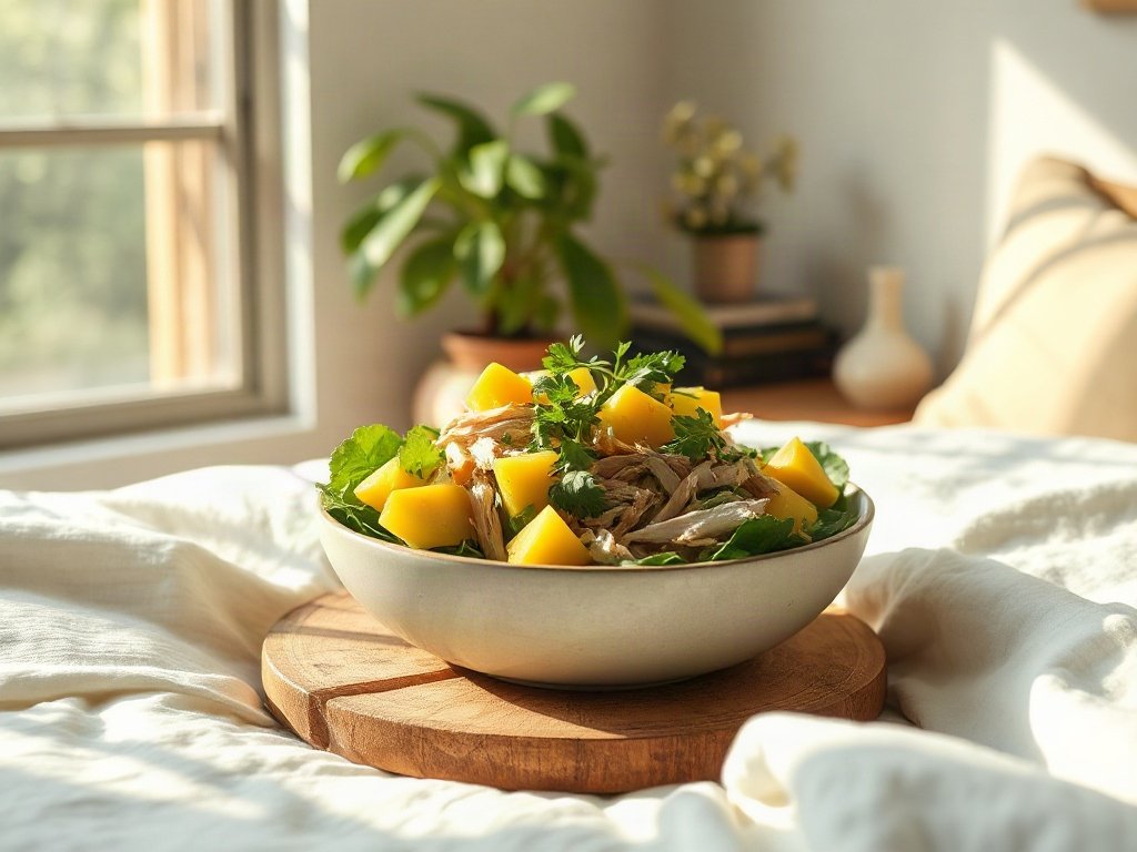 Gỏi gà xé phay tươi ngon