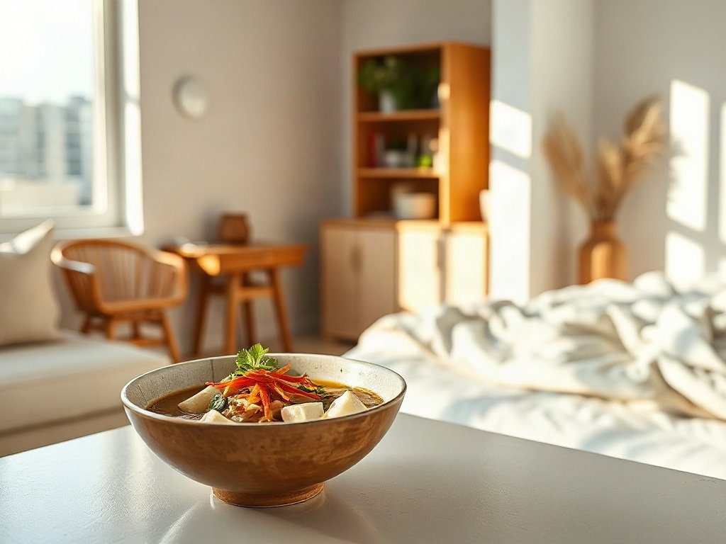 Mì chay Việt Nam với đậu phụ