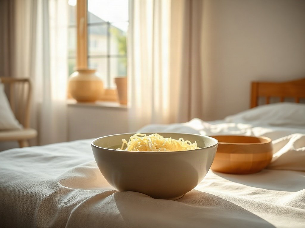 Ngâm miến trong nước lạnh