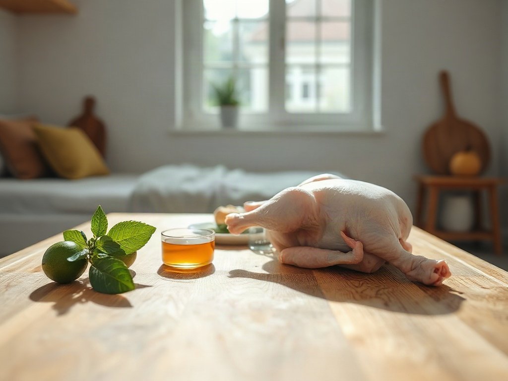 Nguyên liệu chính cho gà nướng mật ong lá chanh