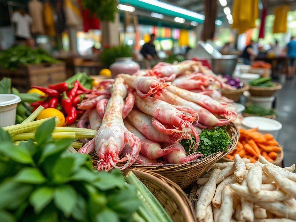 Nguyên liệu chính để làm món mực nhồi thịt