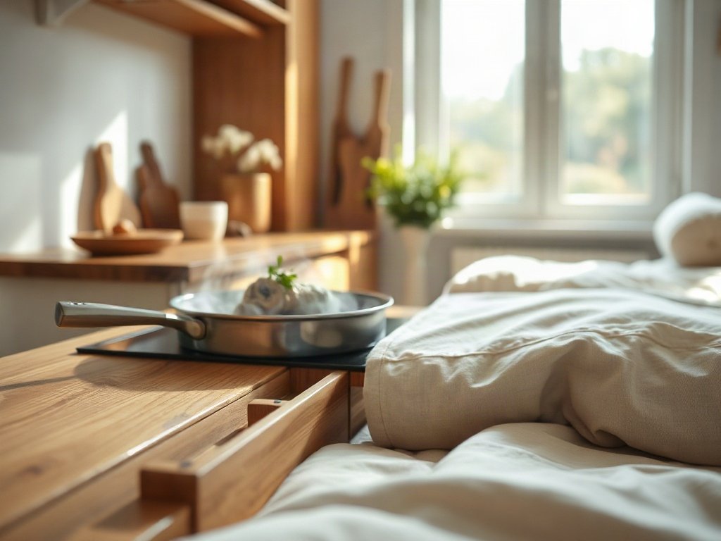 Quá trình hấp món gà và nấm