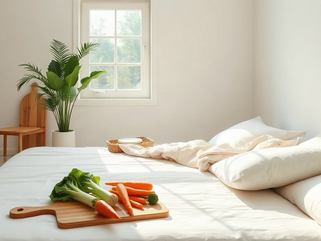 Rau tươi như cải thìa, cà rốt, bông cải xanh