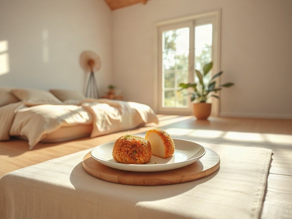 Trang trí chả cá đẹp mắt trên đĩa